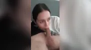 After work, she gives me a blowjob, my wet pussy wants hard sex