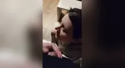 Homewrecker Sucks Fucks and takes Facial in the Wedding Dress his Wife wore