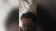 Homewrecker Sucks Fucks and takes Facial in the Wedding Dress his Wife wore