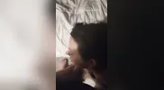 Homewrecker Sucks Fucks and takes Facial in the Wedding Dress his Wife wore